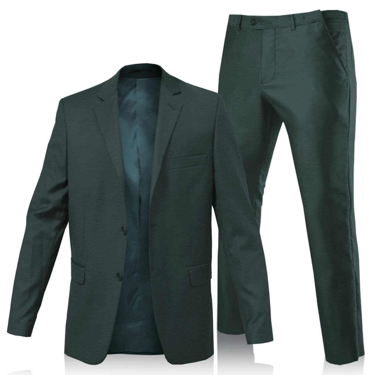 Image de Costume Homme - 2 Pièces - 2 Boutons - Vert
