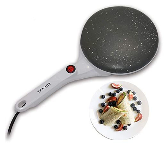 Image de Machine à crêpe Sokany HY-901 - 650W - blanc et noir