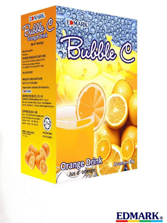 Image de Complément Alimentaire Bubble  C de Edmark , 20 Sachets
