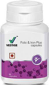 Image de Complement alimentaire, ACIDE FOLIQUE et FER, 90 capsules , VESTIGE