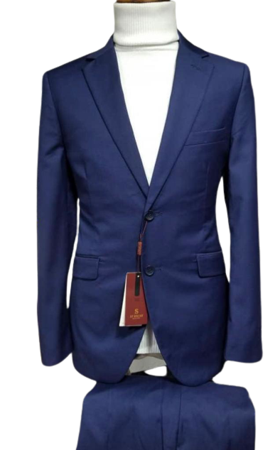 Image de Ensemble Costume Homme 2 Pièces , Veste + Pantalon, Bleu