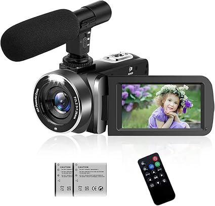 Image de Caméscope vidéo camera numerique video 24 megapixel avec micro